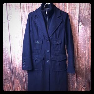 BCBG wool dress coat